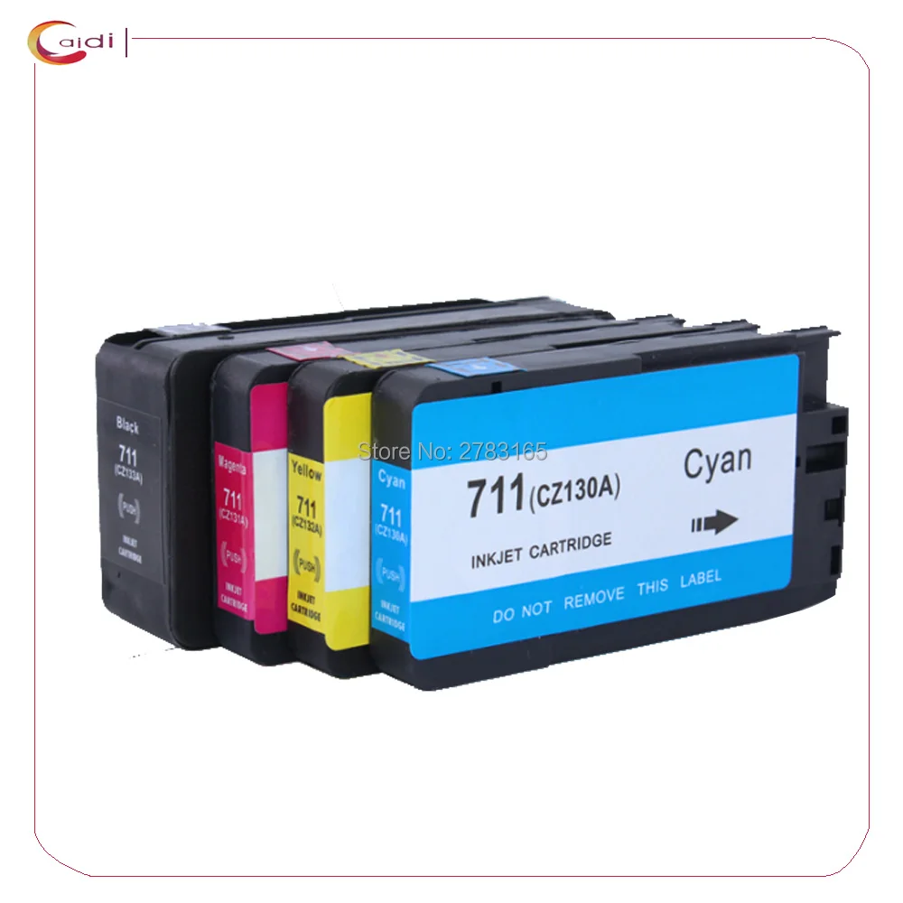 Картридж для принтера HP 711 4 цвета картридж DesignJet T520 T120 T520|designjet t520|ink cartridge for hpcartridge