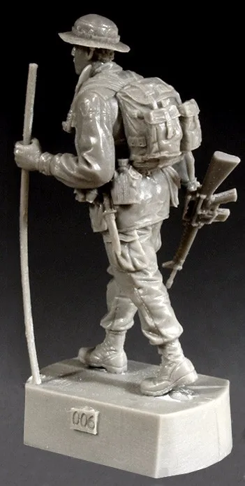 Неокрашенная полимерная фигура 1/35 шкала вьетнамские войны американская пехота