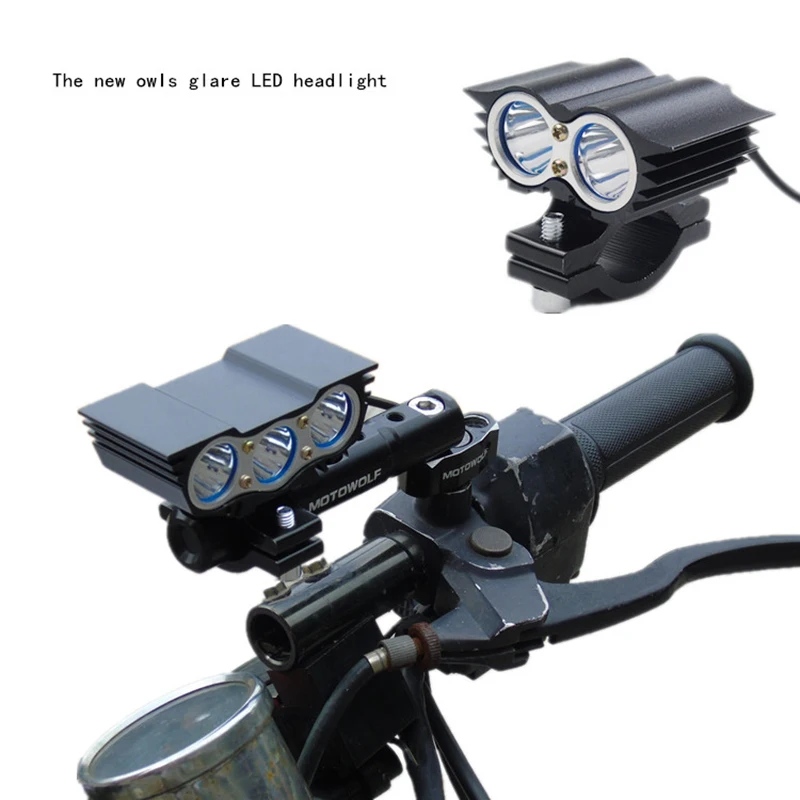 

2pcs Motorcycle 12V 20W Headlamp Auxiliary driving lights Motorbike 6000k High Brightness Headlights New Owl LED Car Head lamps