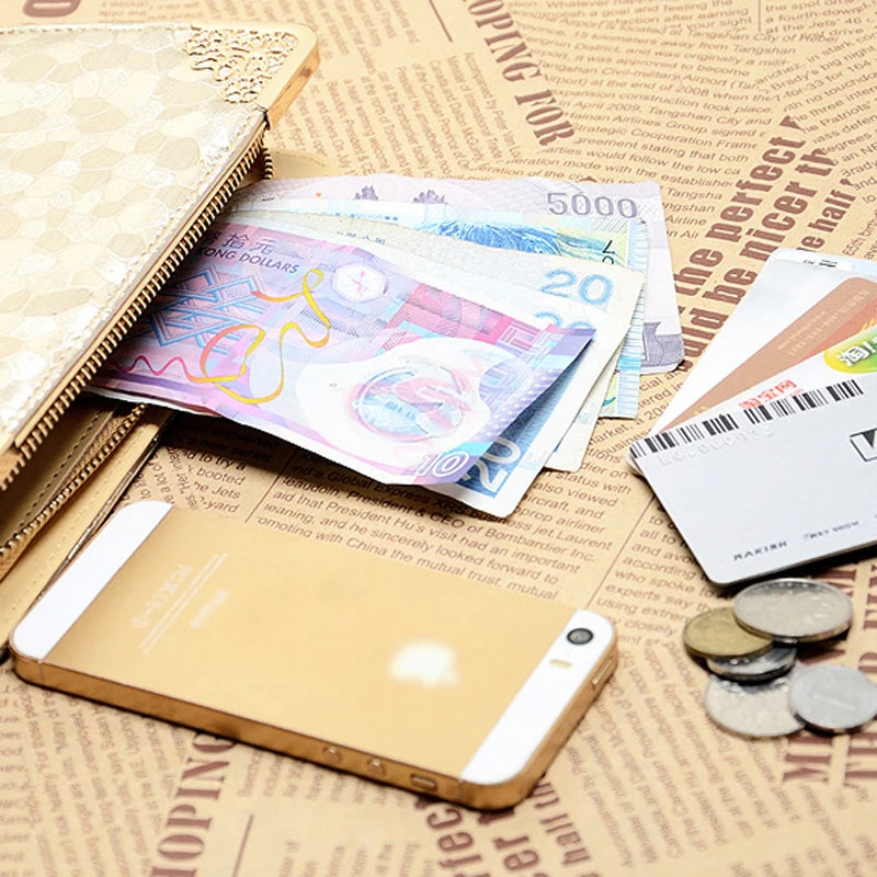 Лидер продаж элегантный женский длинный кошелек на запястье с каменным узором