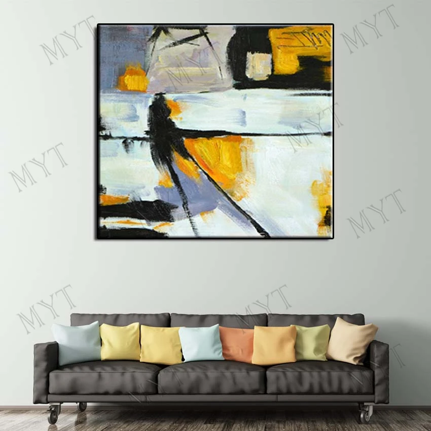 Лидер продаж оригинальная ручная роспись абстрактная картина маслом работа на