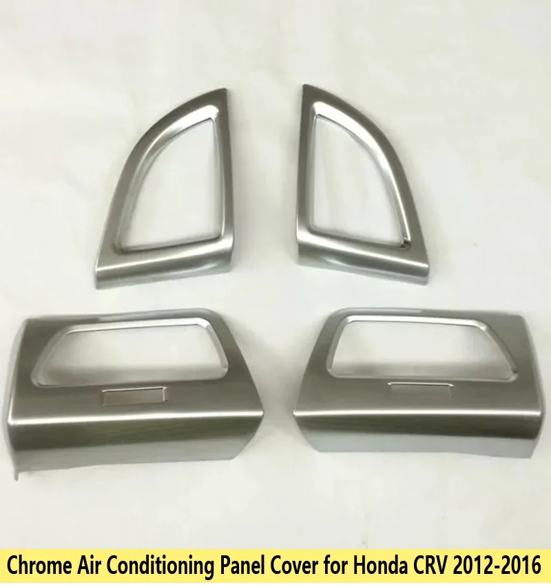 Для Honda CRV CR V 2012 2013 2014 2015 2016 Chrome кондиционер Панель крышка Высокое качество