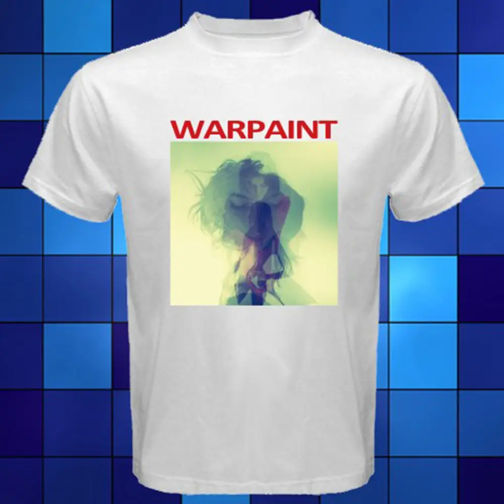 Новая белая футболка с рок-группы Warpaint Размер S M L XL 2XL 3 XLSummer | Мужская одежда