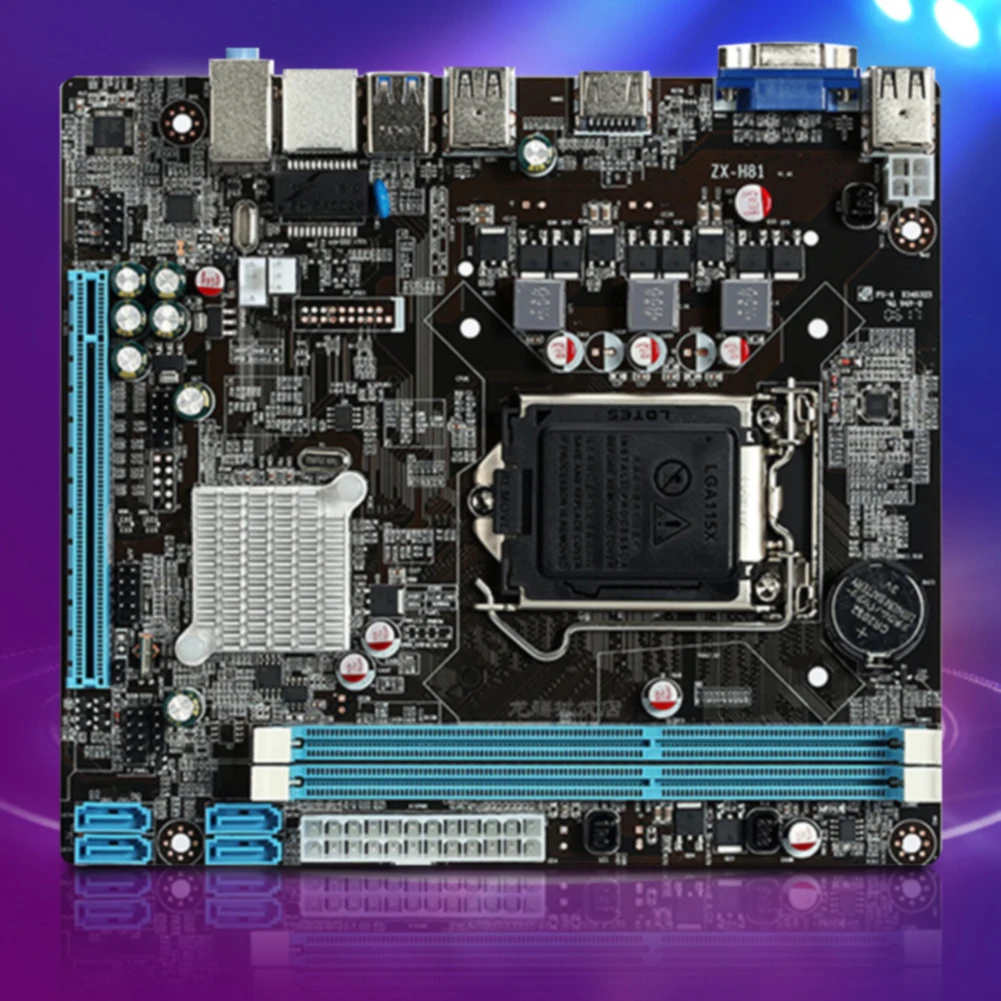 Для Intel H81 настольная 1150 материнская плата H81 Socket LGA 1150 i3 i5 i7 DDR3 16G Micro-ATX UEFI BIOS оригинальная компьютерная материнская плата