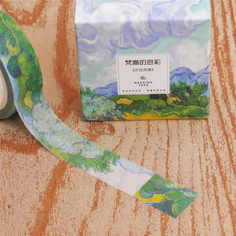 Kawaii художественная бумага для рисования японский маскировки васи лента декоративная Diy Скрапбукинг наклейка канцелярские принадлежности - Цвет: Storm