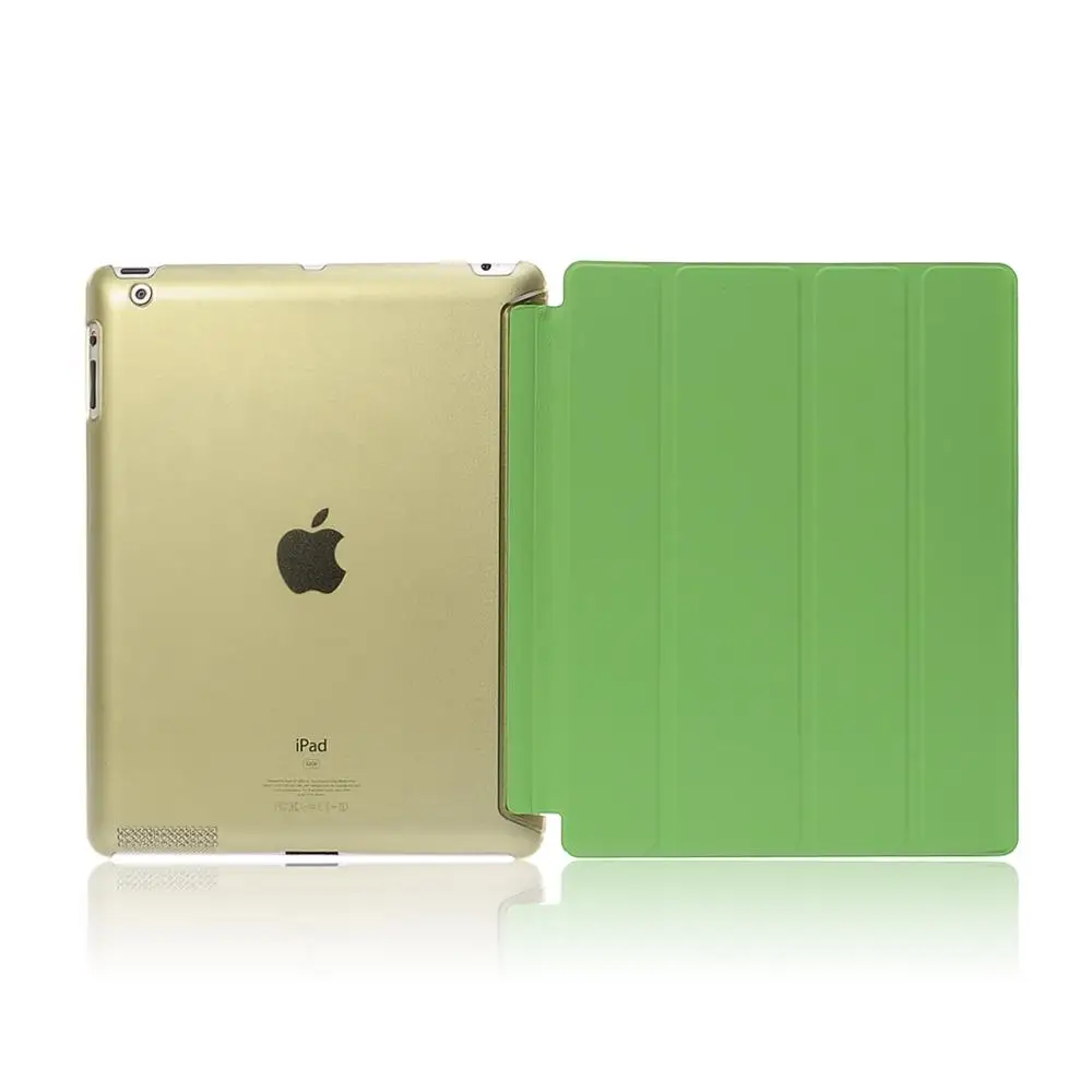 Чехол для iPad 2/3/4 из искусственной кожи сиамские корпус чехол для чехол-книжка Smart Cover Авто Режим сна/Пробуждение для A1460'A1459'A1458'A1416'A1430
