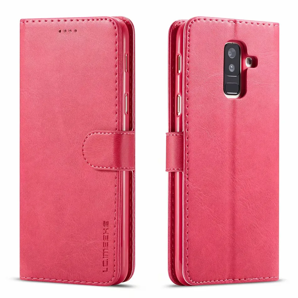 Для samsung A6 Plus, кожаный винтажный Чехол-кошелек, Hoesjes, samsung Galaxy A6, чехол-книжка, чехол для телефона s, для Smasung A6
