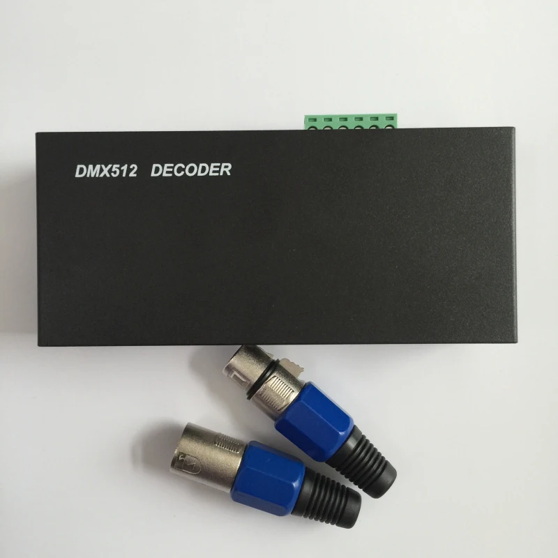 Светодиодный контроллер DMX512 RGB декодер для DC12-24V 3-канальный цифровой сигнал