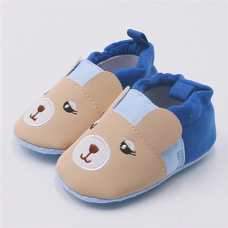 model-12 Первые ходунки CartoonShoes Bebe мокасины для малышей 0-24 м нескользящая Мягкая подошва обувь для маленьких мальчиков и девочек - Цвет: model-12