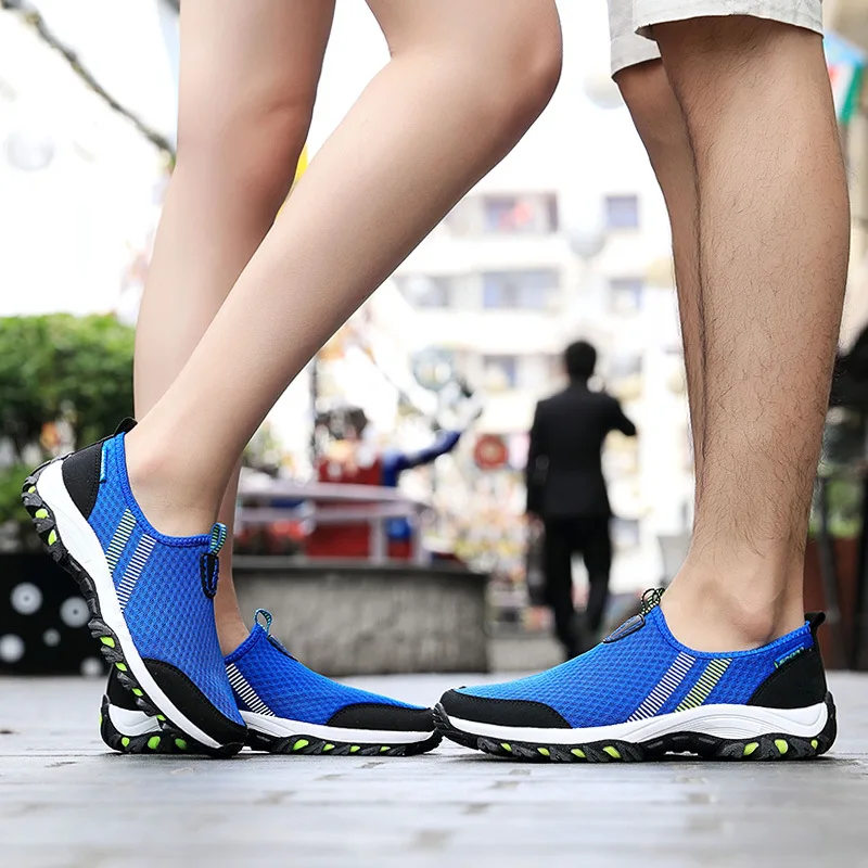 Модная женская обувь Летние мужские кроссовки Дышащая повседневная для