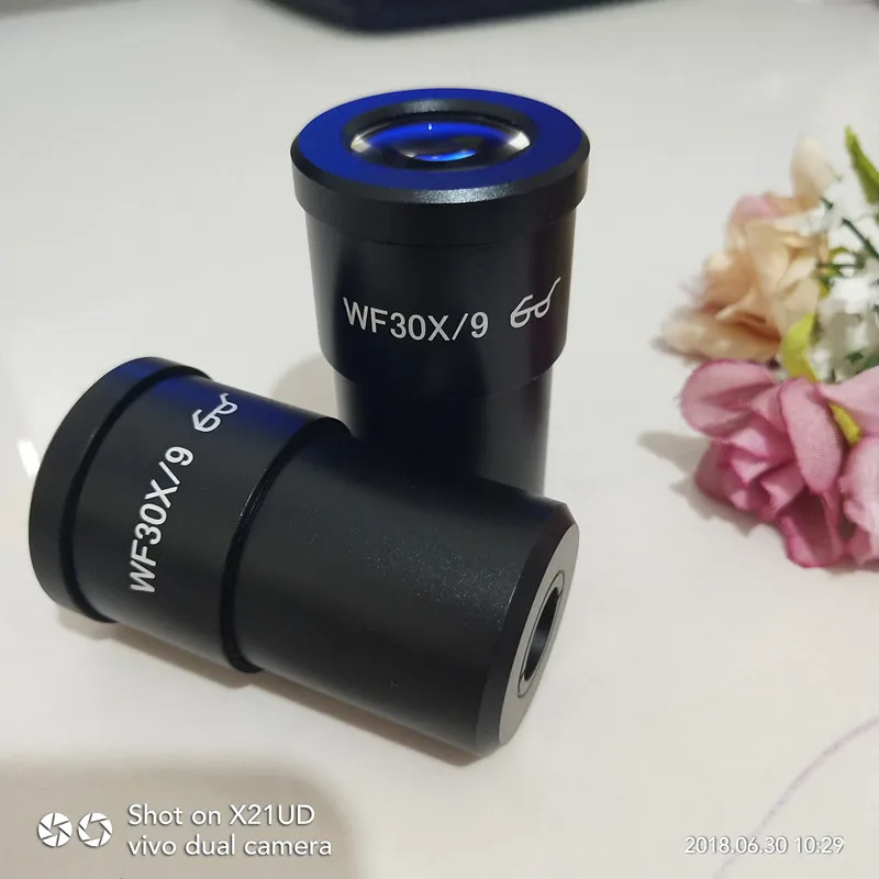 WF30X высокая точка зрения широкоугольный 9 мм поле оптический стерео микроскоп