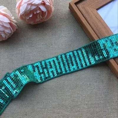 color 5 Высококачественная одежда Квадратные бусины Блестки пайетки тесьма кружева ленты полоски платье своими руками Пояс ювелирные изделия декоративные материалы - Цвет: color 5