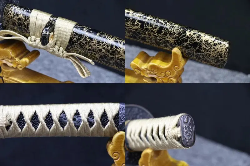 Супер острая глина из закаленного 1095 стали Wakizashi железная японская Цуба самурайский меч