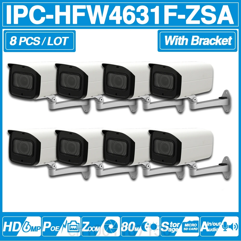 DH IPC HFW4631F ZSA 6MP сети IP Камера 2 7 13 5 мм VF объектив пуля 60 м ИК Micro SD слот для карт