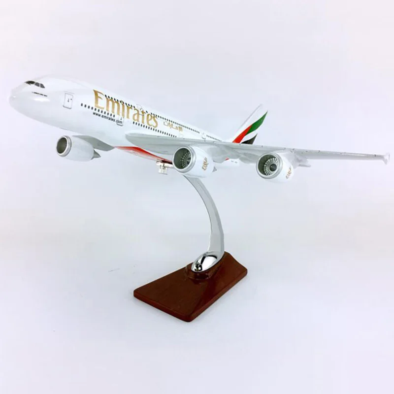 30 см/36 см 1:250 весы Airbus A380-800 модель ОАЭ авиакомпания с легированной основой самолета коллекционный дисплей