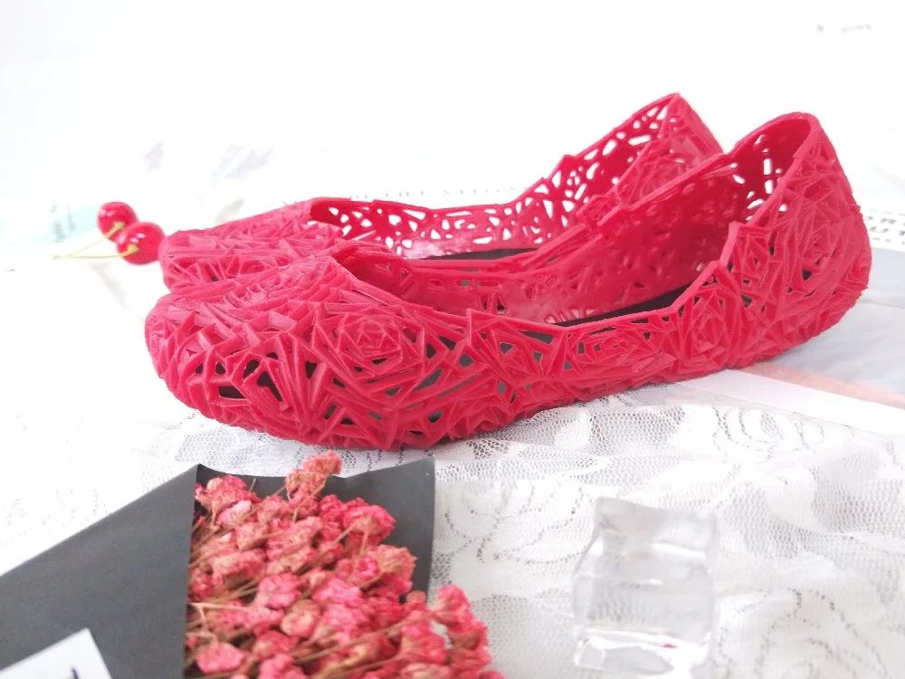 Mini Melissa/женские прозрачные сандалии на полой подошве; коллекция года; женские сандалии; дышащие сандалии для родителей и детей; женская обувь; высокое качество