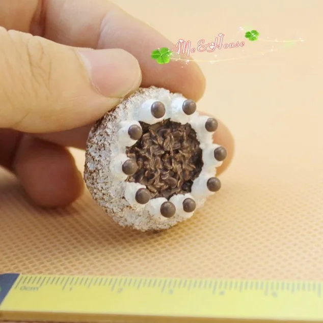 Мини dollhou мини торт Mini черный лес Торт Модель|cake|cake modelling |