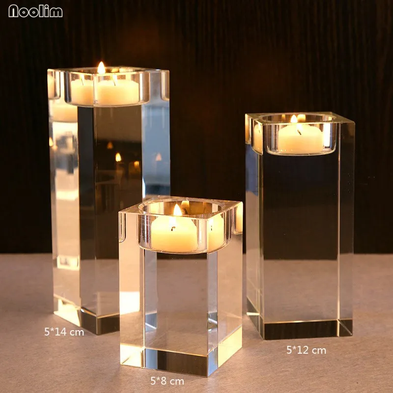 Свадебные вазы с кристаллами украшения Подсвечник Подсвечники Tealight Свечи пряди День Святого Валентина декор для обеденного стола