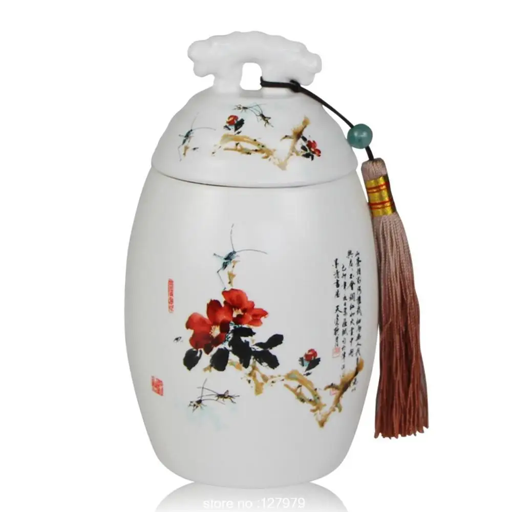 Изысканный чайный горшок керамическая банка герметичные банки для чая пуэр