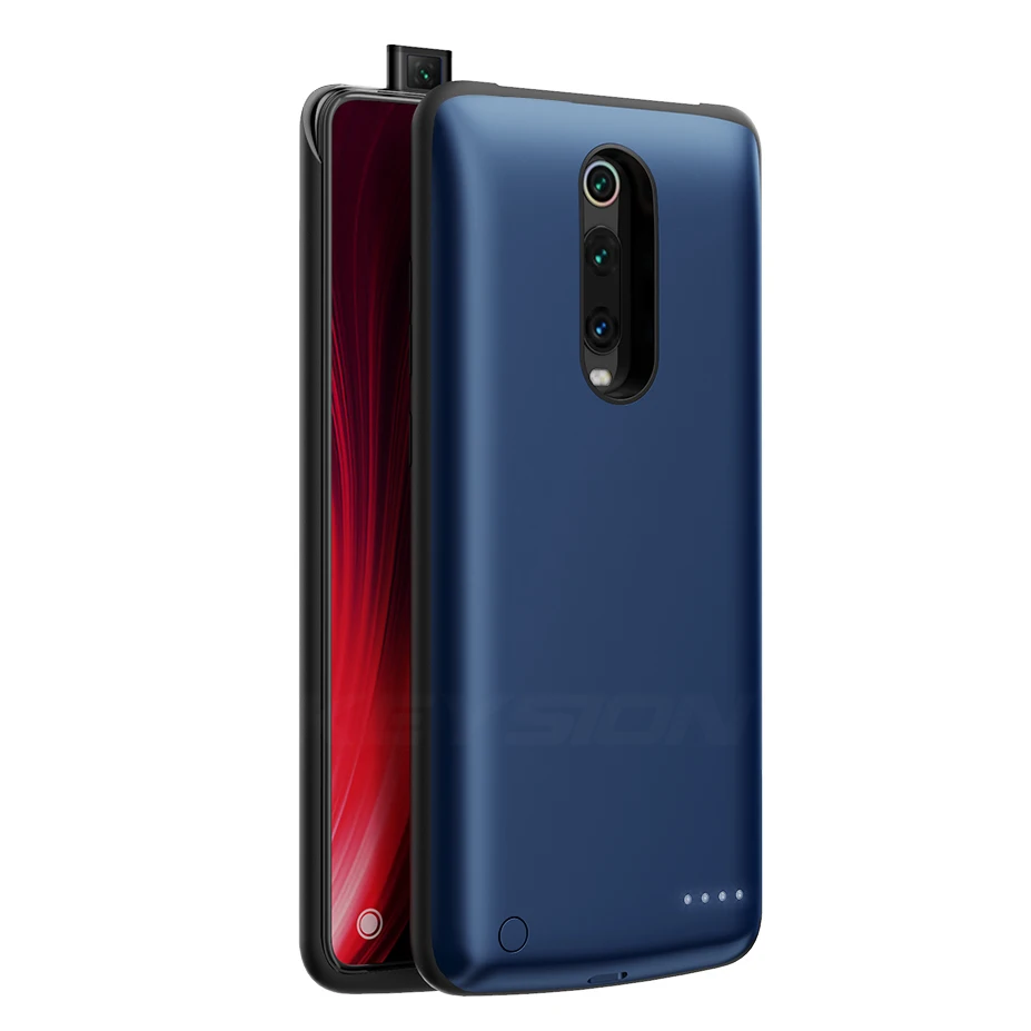 KEYSION 6500 мАч портативный чехол для аккумулятора для Red mi K20 K20 Pro аккумулятор power Bank чехол для зарядки для Xiaomi mi 9T mi 9T Pro - Цвет: Blue for Redmi K20
