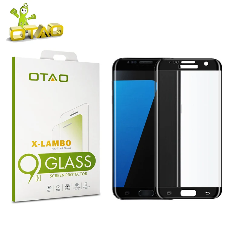 OTAO изогнутая Защитная пленка для экрана из закаленного стекла Samsung Galaxy S7 Edge 3D
