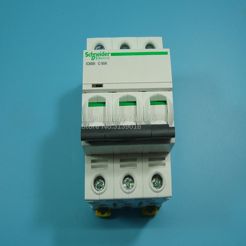 100% Новый оригинальный Schneider IC65N 3P C50A A9F18350 вакуумный мини-выключатель MCB Acti 9 Type C |