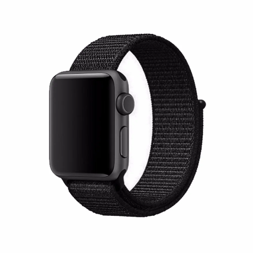 Хохлатый ремешок для Apple Watch band 4 3 iwatch 42 мм 38 44 мм/40 correa pulseira Sport Loop наручный браслет