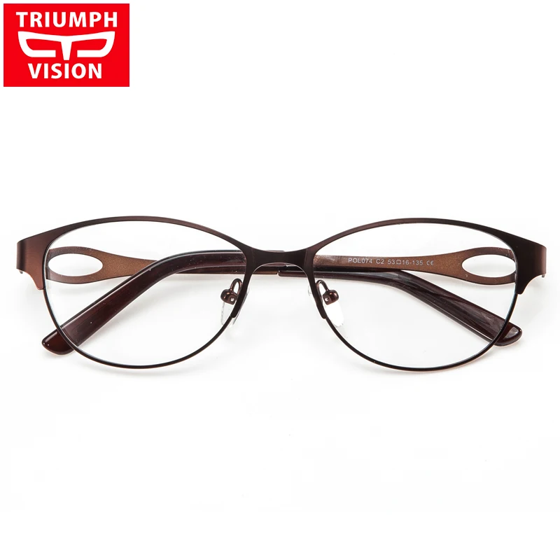 Очки для чтения TRIUMPH VISION женские оптические прозрачные кошачий глаз при