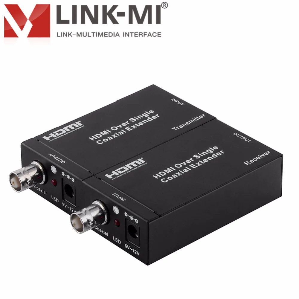 LINK-MI CX100 HDMI удлинитель над одним 100 м/328ft коаксиальный кабель с ИК-управлением