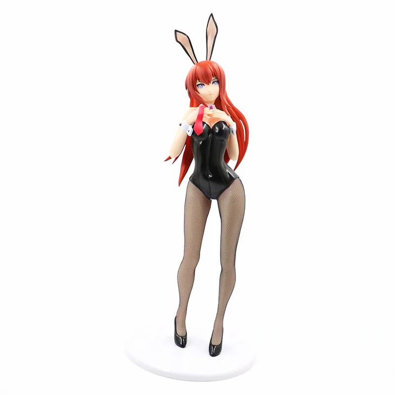 Steins; Gate макисэ курису Модель Аниме игрушечные фигурки 1/4 весы с изображением кролика «Банни»; пикантные окрашенные фигурки кукол подарок