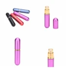 5 мл портативный алюминиевый флакон для духов с распылителем, пустые косметические контейнеры с распылителем для путешественников