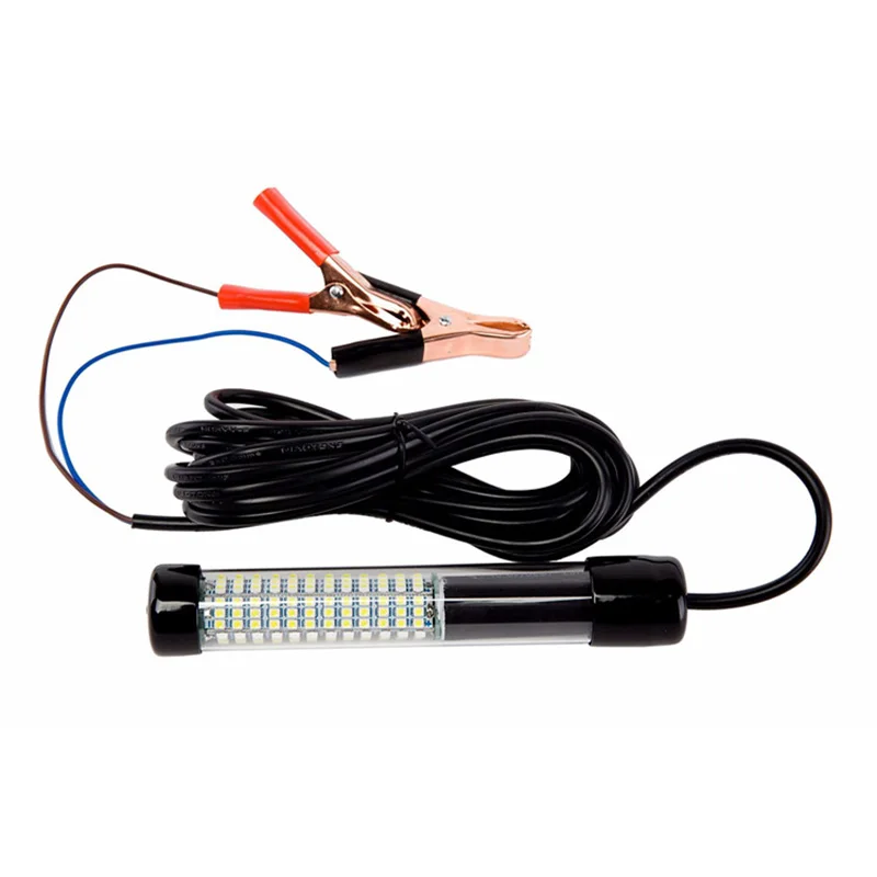 1 шт. светодиодная подводная рыболовная лампа в черном корпусе ночная подставка