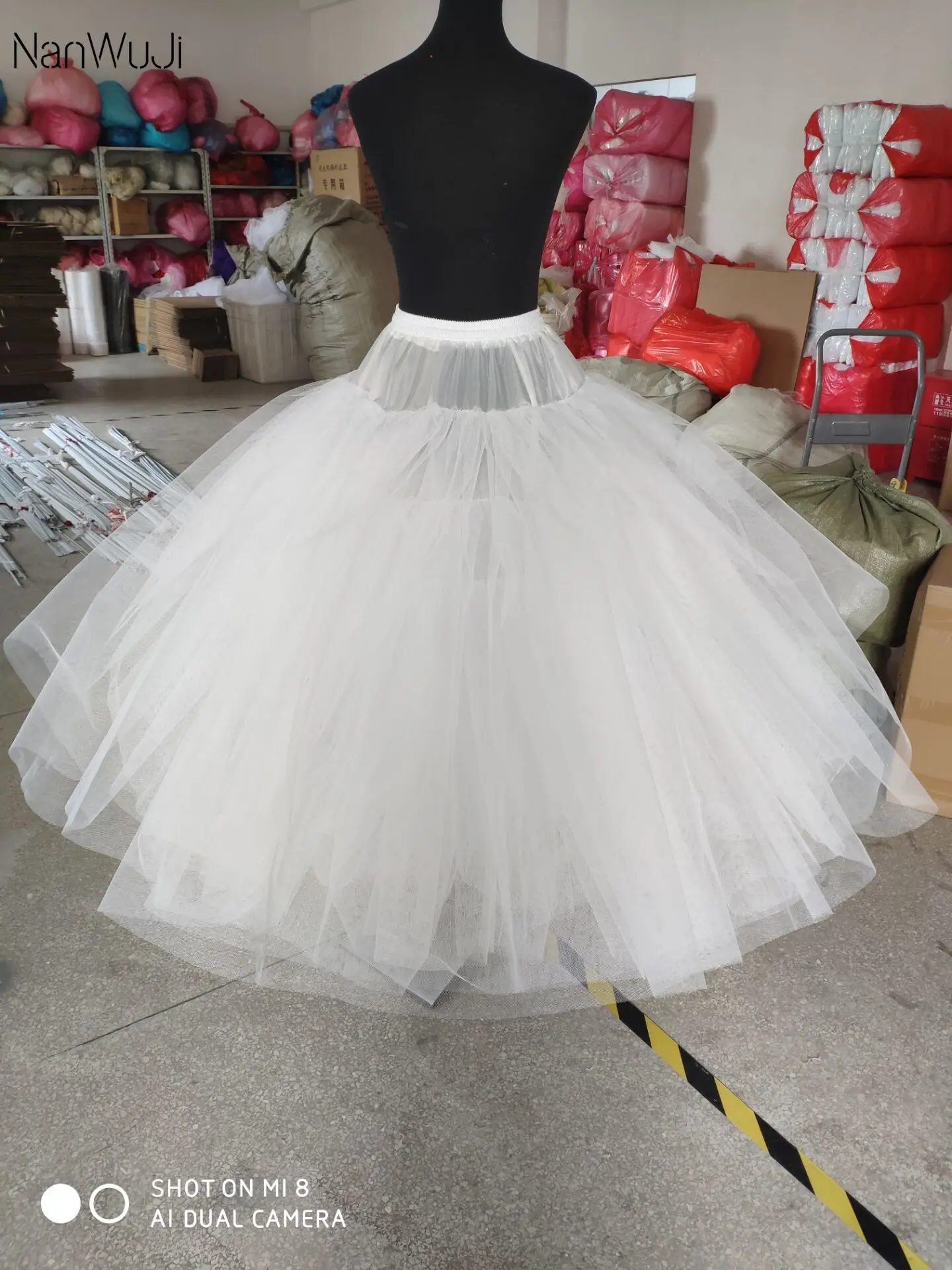 New 6 Layers No Hoops Petticoat Underskirt For Big Ball Gown Wedding Dresses Bridal Gowns Wedding Accessory Crinoline jupon