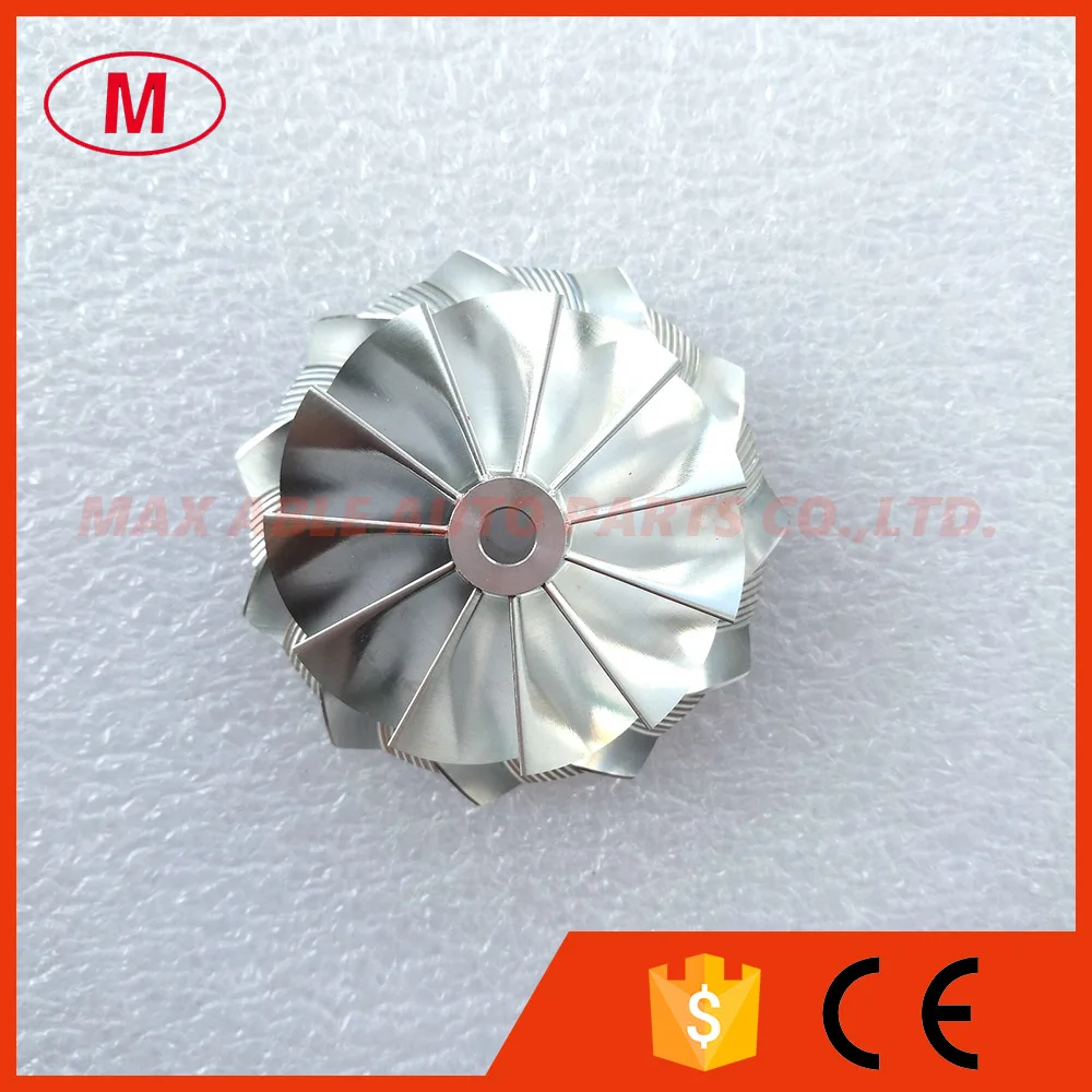 TD04HL 49189 43800 18T 45 01/56 00 мм 11 + 0 лопасти турбо заготовка колеса компрессора/алюминий