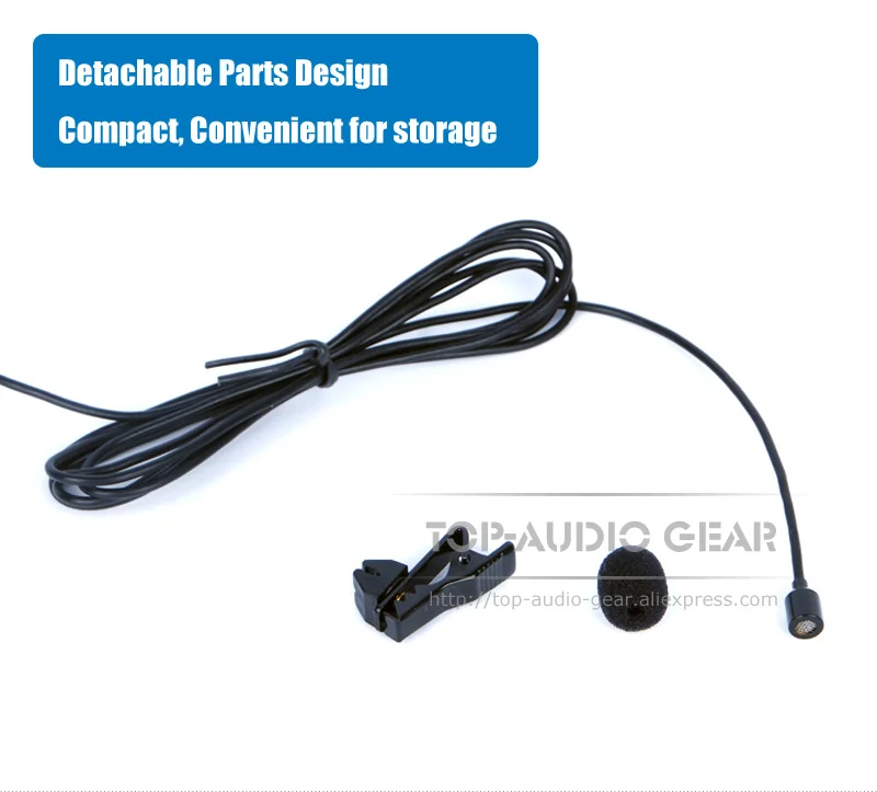 Высокое качество 3 5 мм разъем зажим для галстука отворот Lavalier Yaka Mikrofonu Microfone Microfono