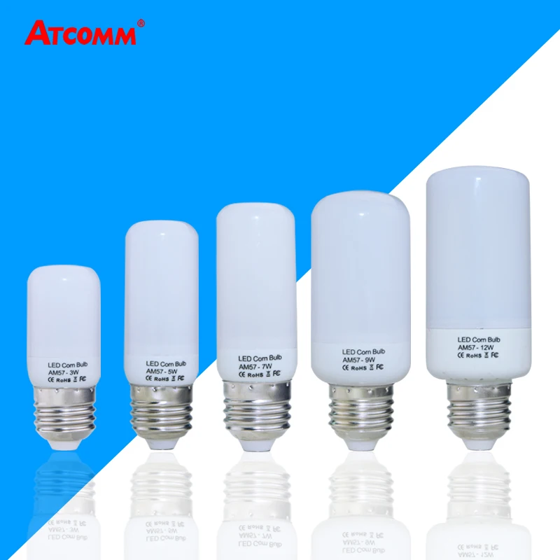 E12 E27 Ampoule Светодиодная лампа SMD 5736 3 Вт 5 7 9 12 110 В Диодная Bombillas Холодный/теплый