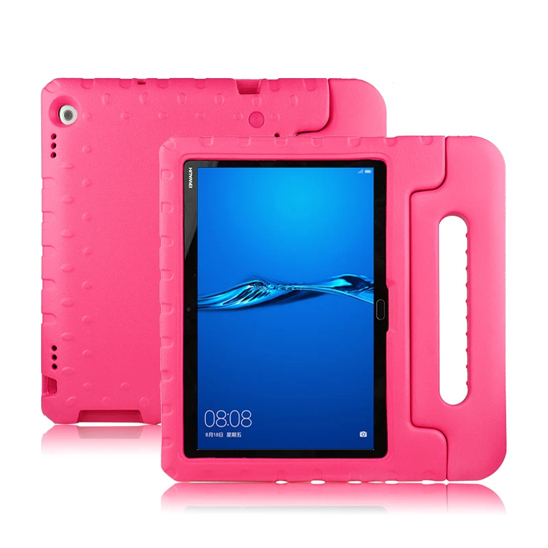 Для huawei MediaPad M3 lite 10 BAH-W09 BAH-AL00 BAH-L09 10," крышка чехол для детей планшет ручные ударопрочность Эва(этиленвинилацетат) и силикона с откидной крышкой