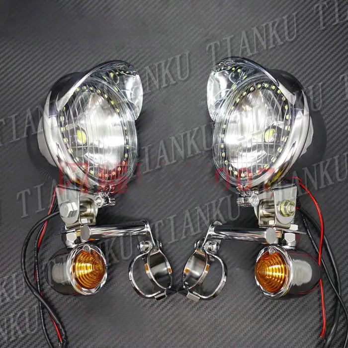 Светодиодный точечный светильник + кронштейн для поворотного сигнала крепление