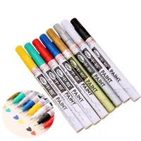 sipa oil based 8 colors 0 7mm neelde pens extra fine point paint marker permanent marker pen diy art markers graffiti paint