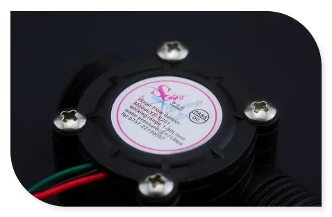 DFRobot 100% Подлинной Тяжести Серии 1/2 &quotВода/Жидкость Датчик Потока YF-S201 3.5 ~ 12 В 1 30L/min