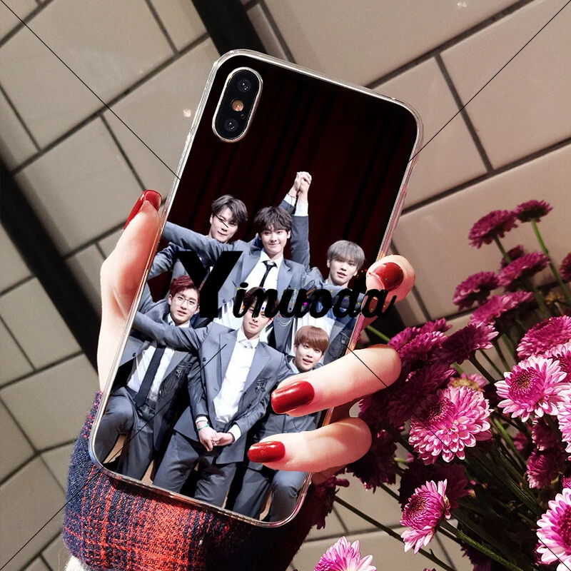 Yinuoda KPOP ASTRO K POP в форме сердца Новое поступление Прозрачный чехол для мобильного