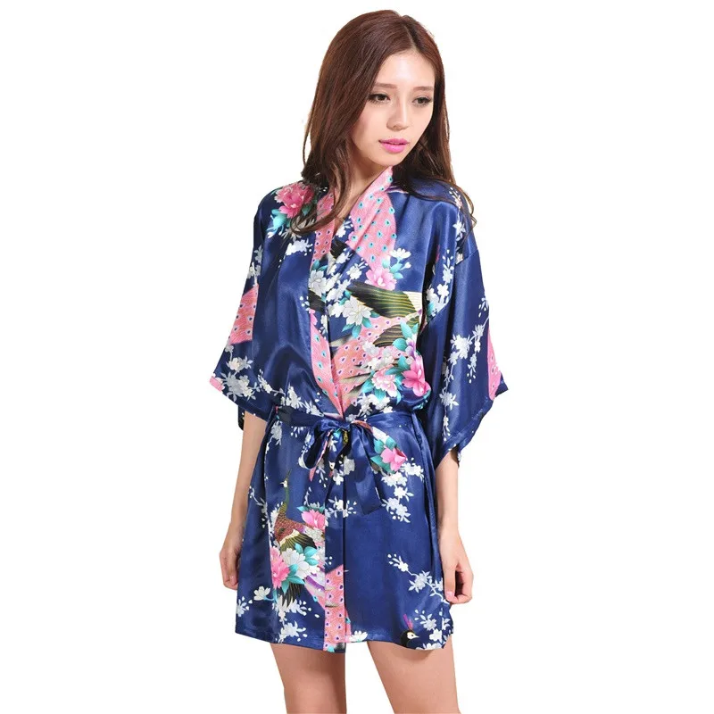 Женское шелковое кимоно летнее платье для подружки невесты|silk kimono robe|kimono robesilk robe |