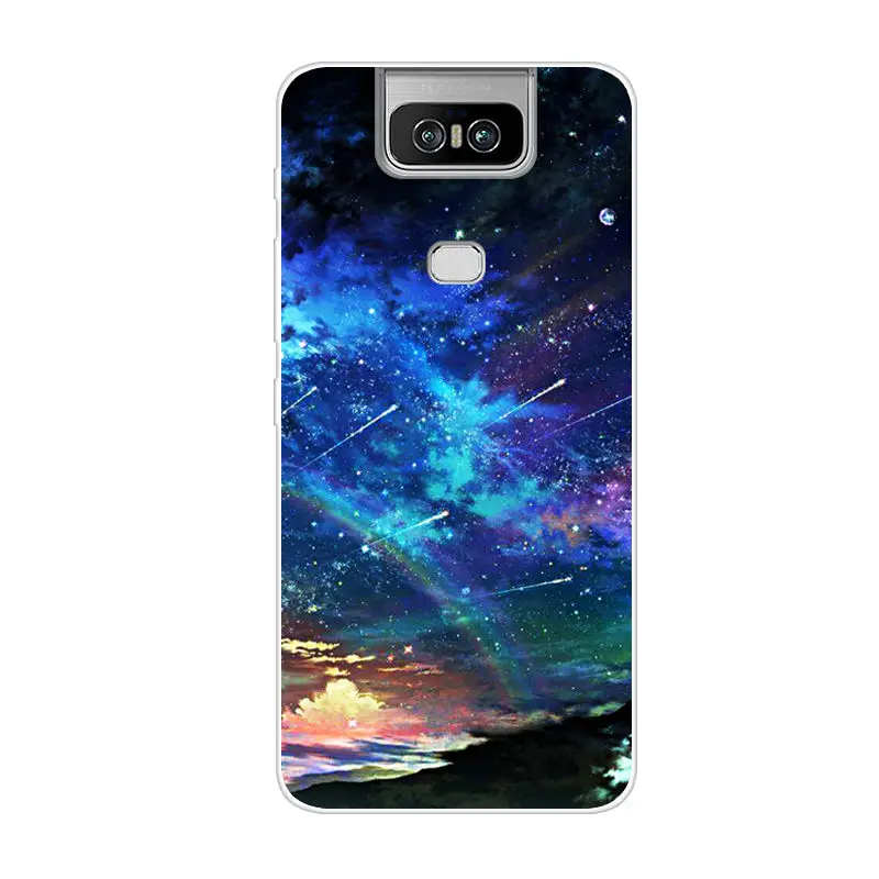 Мультяшный чехол для Asus Zenfone 6 ZS630KL мягкий силиконовый Zenfone6 ZS 630KL I01WD 6Z | Мобильные