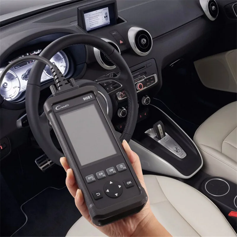 Старт DIY сканер CReader 9081 полный OBD2 сканер/сканирующий инструмент сканирующий