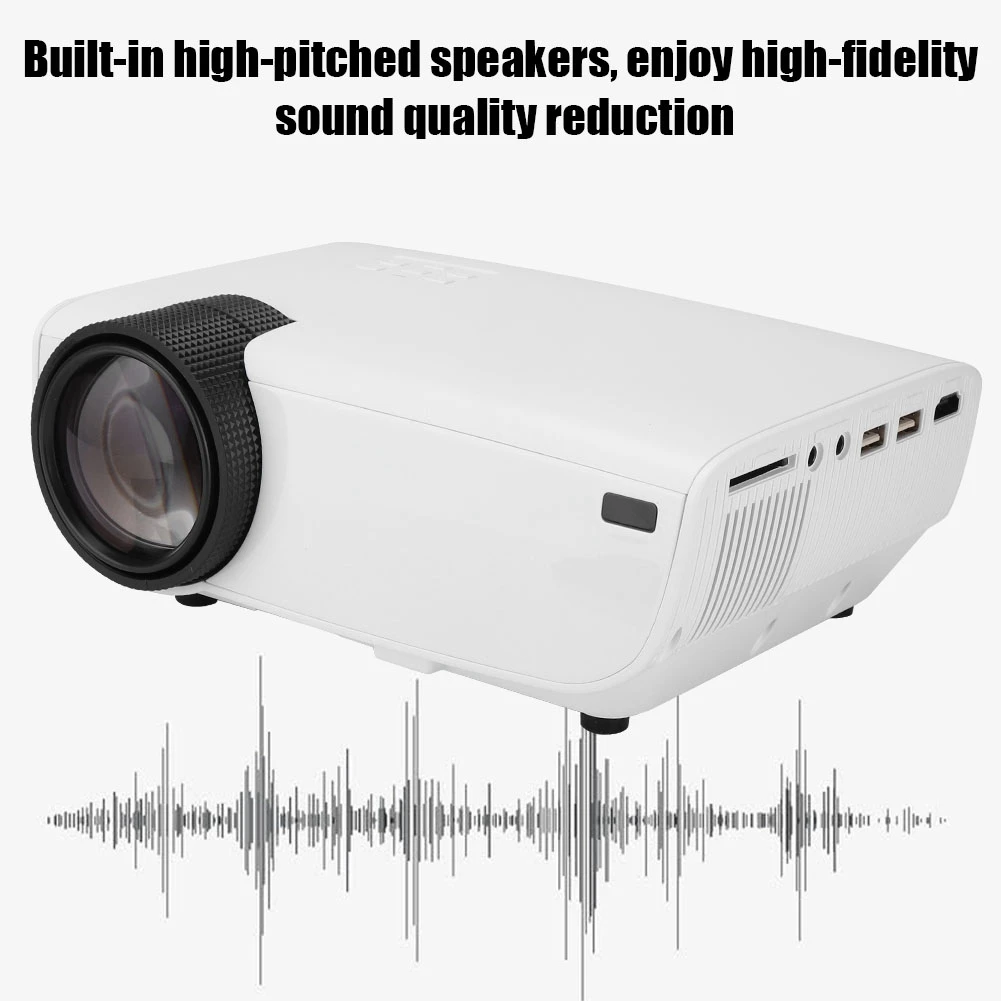 W50 портативный проектор мини домашний кинотеатр 3500LM 1280*800 разрешение для экрана 100