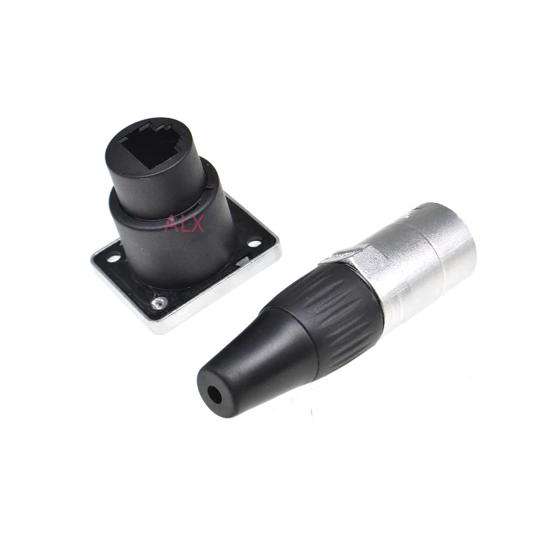 1 комплект RJ45 штекер + гнездо Разъем Панель Крепления сетевой Ethernet разъем адаптер