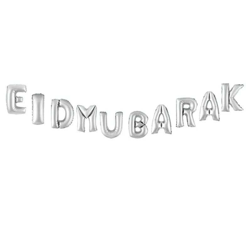 Воздушные шары EID Mubarak из розового золота с надписью золотые фольги для