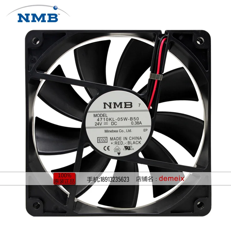 Новый NMB-MAT NMB 4710KL-05W-B50 24V 0.38A 12025 вентилятор охлаждения