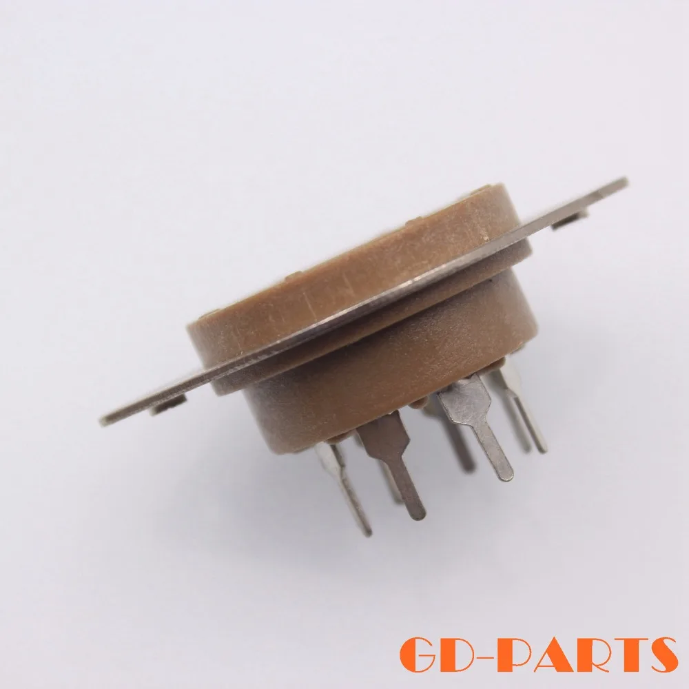 Совершенно новые 8 pin восьмиконтактные электронные трубки розетки для EL34 KT88 6V6 GZ34 6550 KT120 EL37 GZ32 HIFI винтажный усилитель DIY PCB Крепление