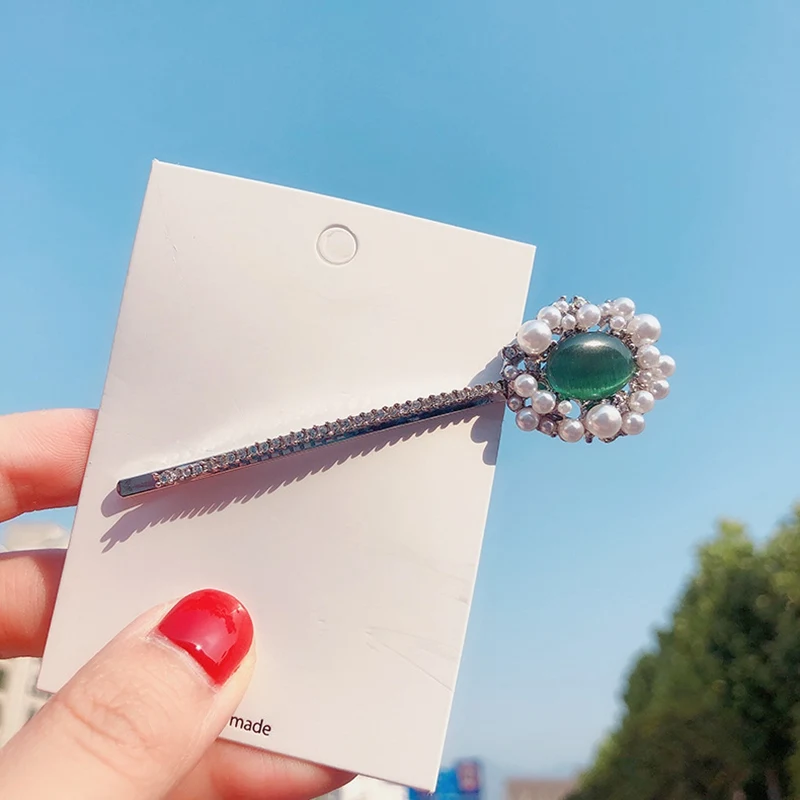 2019 Новая мода Япония корейский имитация жемчуга Hairgrip элегантные женские заколки